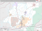 Anniston-Oxford-Jacksonville Metro Area Digital Map Premium Style